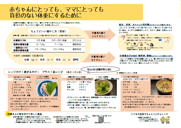 妊娠中と産後の食事の2