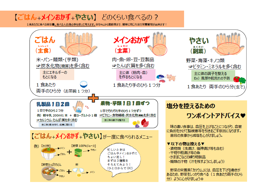 成人用手ばかり栄養法2