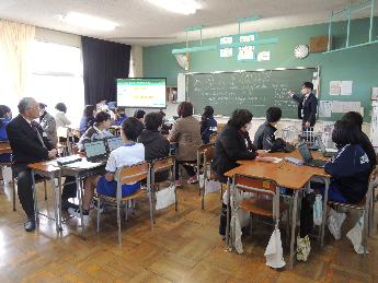 青柳小学校訪問