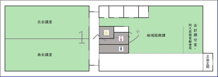支所配置図の見取り図