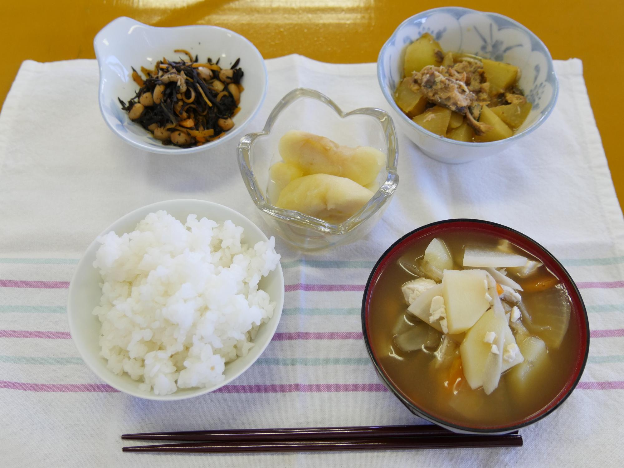 2月実習 ポリ袋で作る災害食